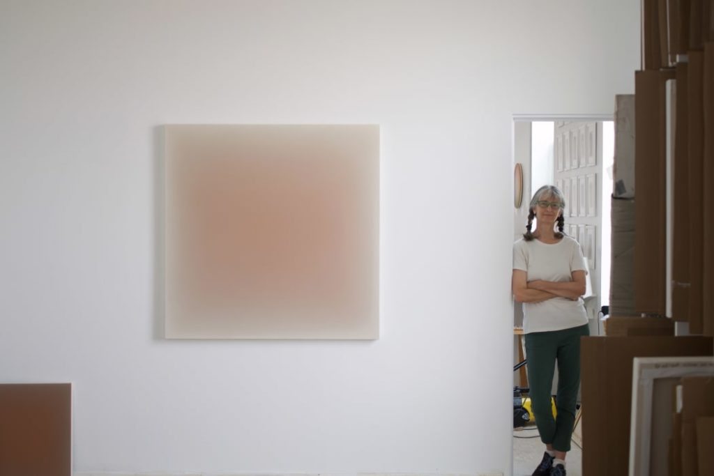 DEEDS WORLD - Artist Interview - Gwen Hardie - 1 - 04.22.21 studio wall Oct 2021
