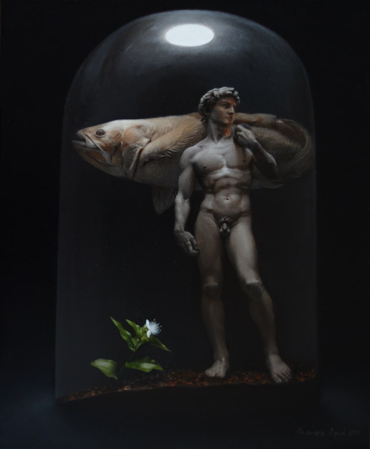 DEEDS WORLD - Interview Marina Apud Schneider - David - 50 x 60 cm - 2019-min