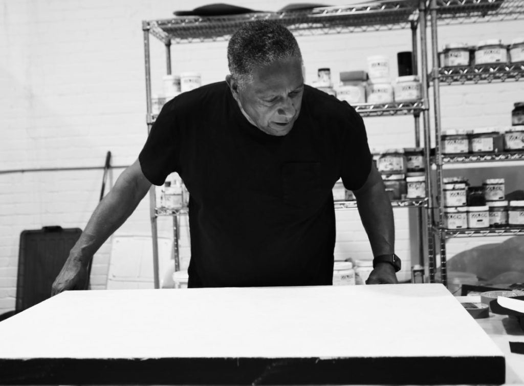 DEEDS WORLD - Intreview - Juan Logan working in studio -(c) Carey King