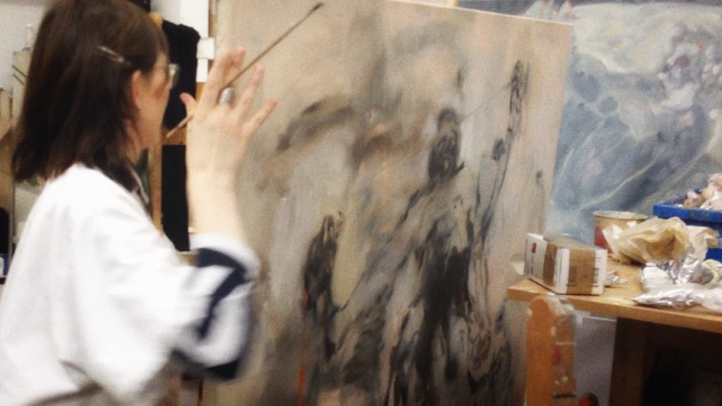 Paula Krause in her studio 4