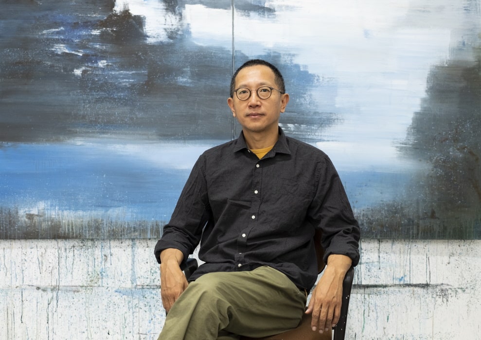 DEEDS WORLD - Xianwei Zhu - portrait in studio - 2 - courtesy the artist
